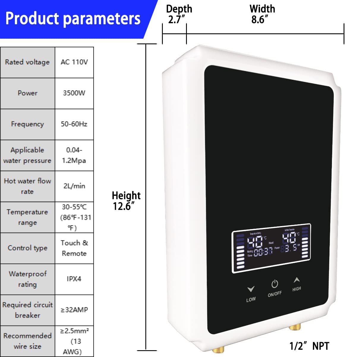 5.5kW Water Heater Under Sink Review