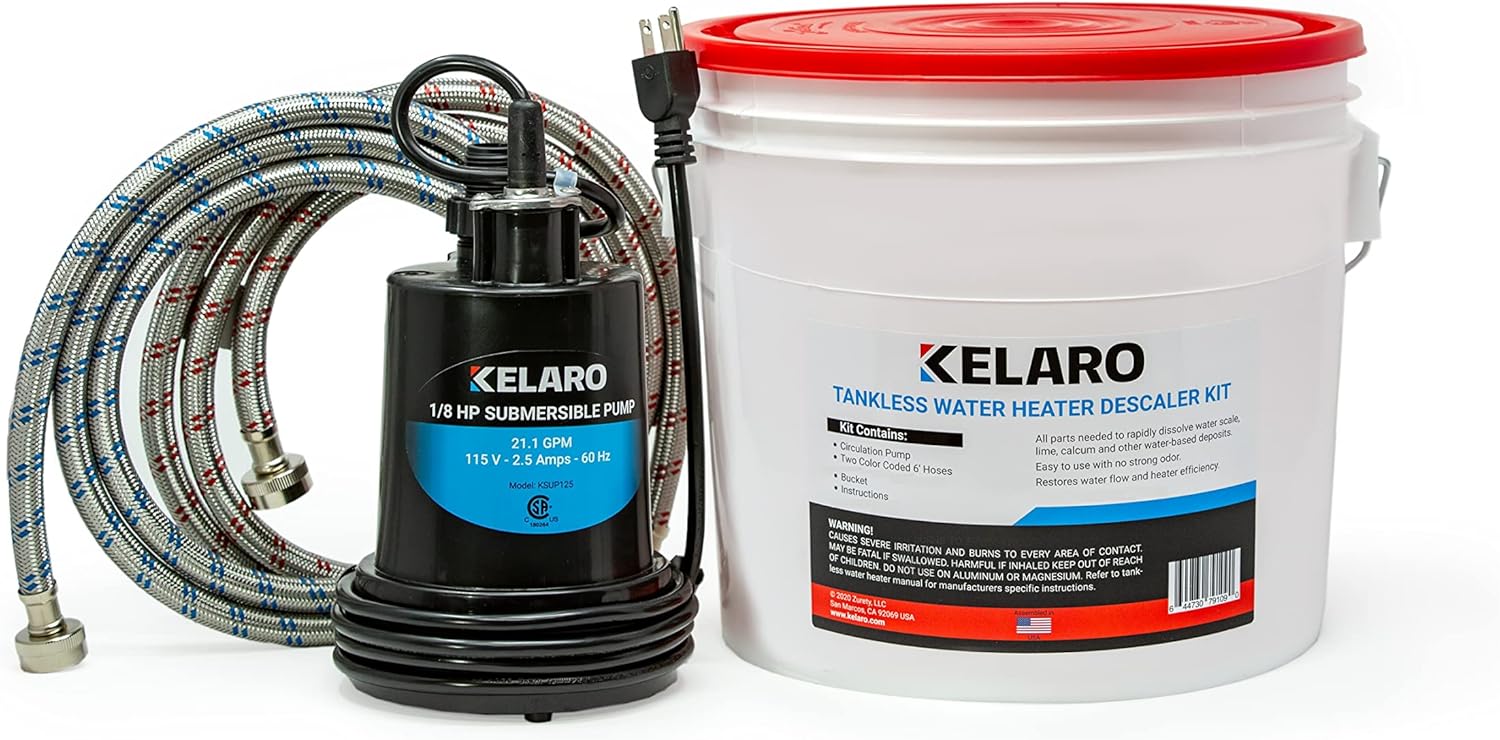 Kelaro Tankless Water Heater Flushing Kit Review